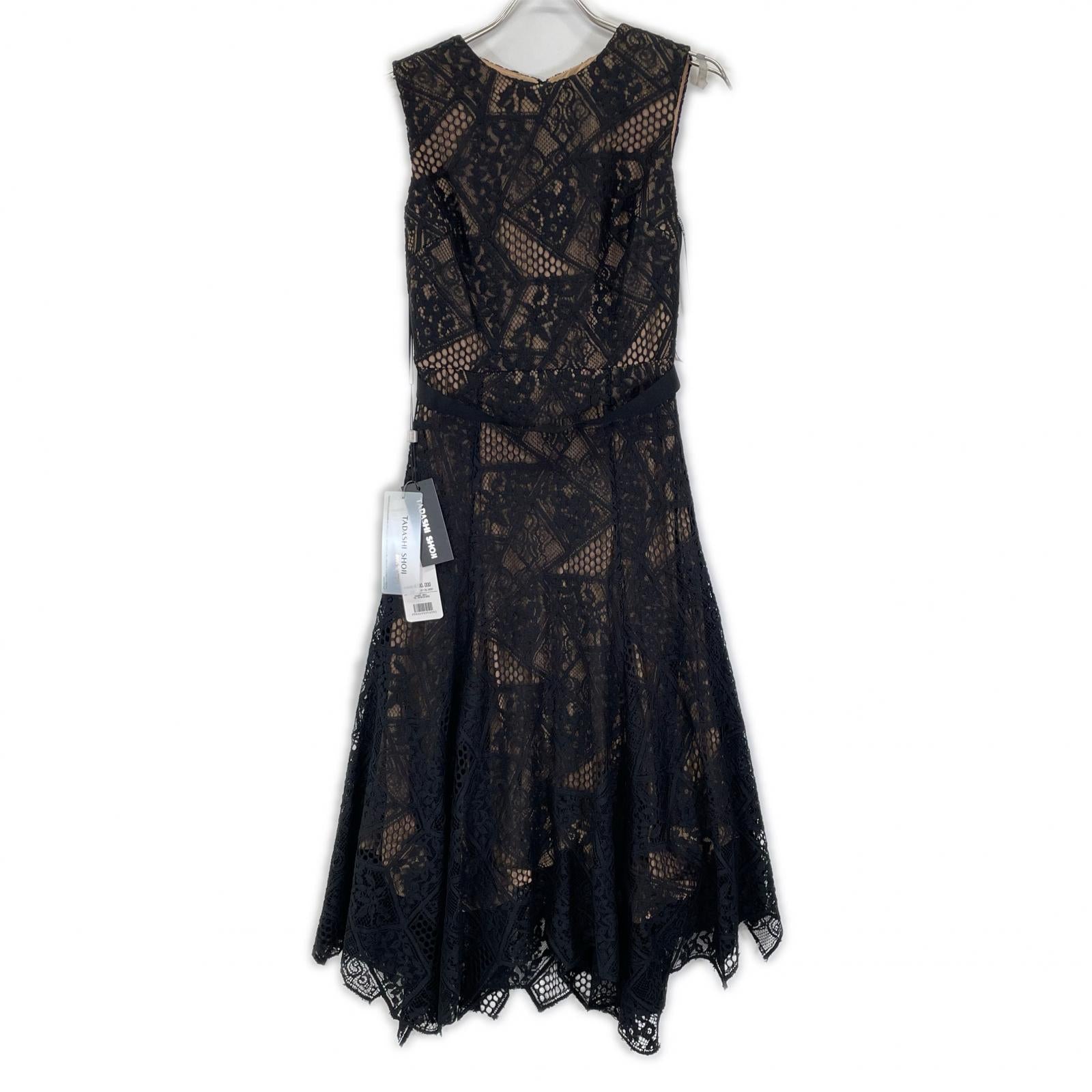 TADASHI SHOJI タダシショージ BWK18698MDJ ブラック エンブロイダリーワンピース ワンピース