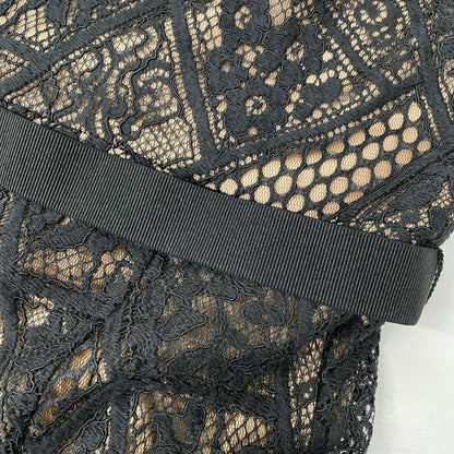 TADASHI SHOJI タダシショージ BWK18698MDJ ブラック エンブロイダリーワンピース ワンピース