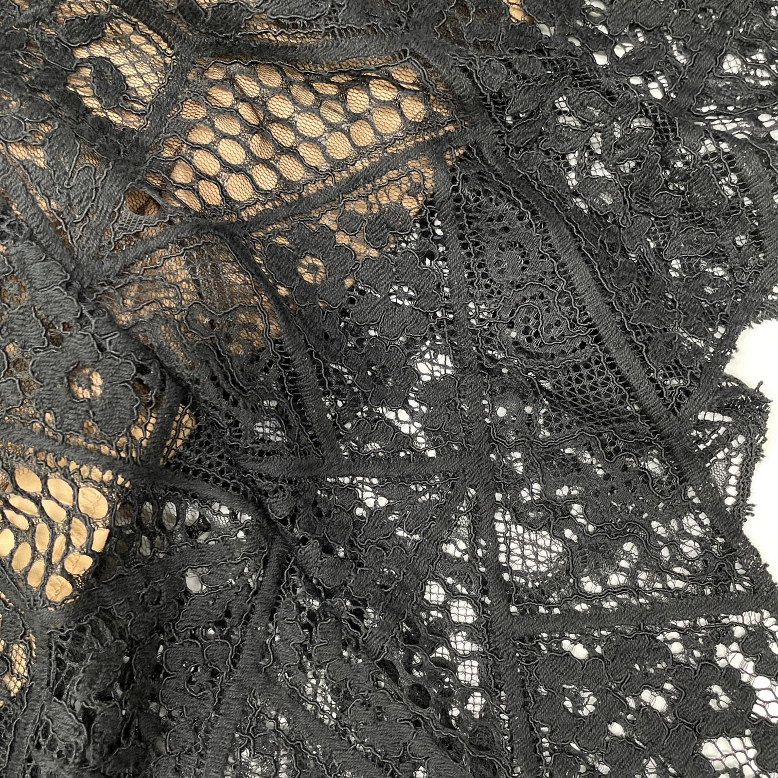 TADASHI SHOJI タダシショージ BWK18698MDJ ブラック エンブロイダリーワンピース ワンピース