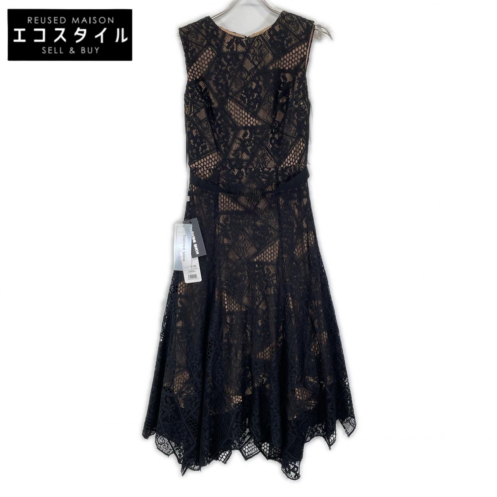 TADASHI SHOJI タダシショージ BWK18698MDJ ブラック エンブロイダリーワンピース ワンピース