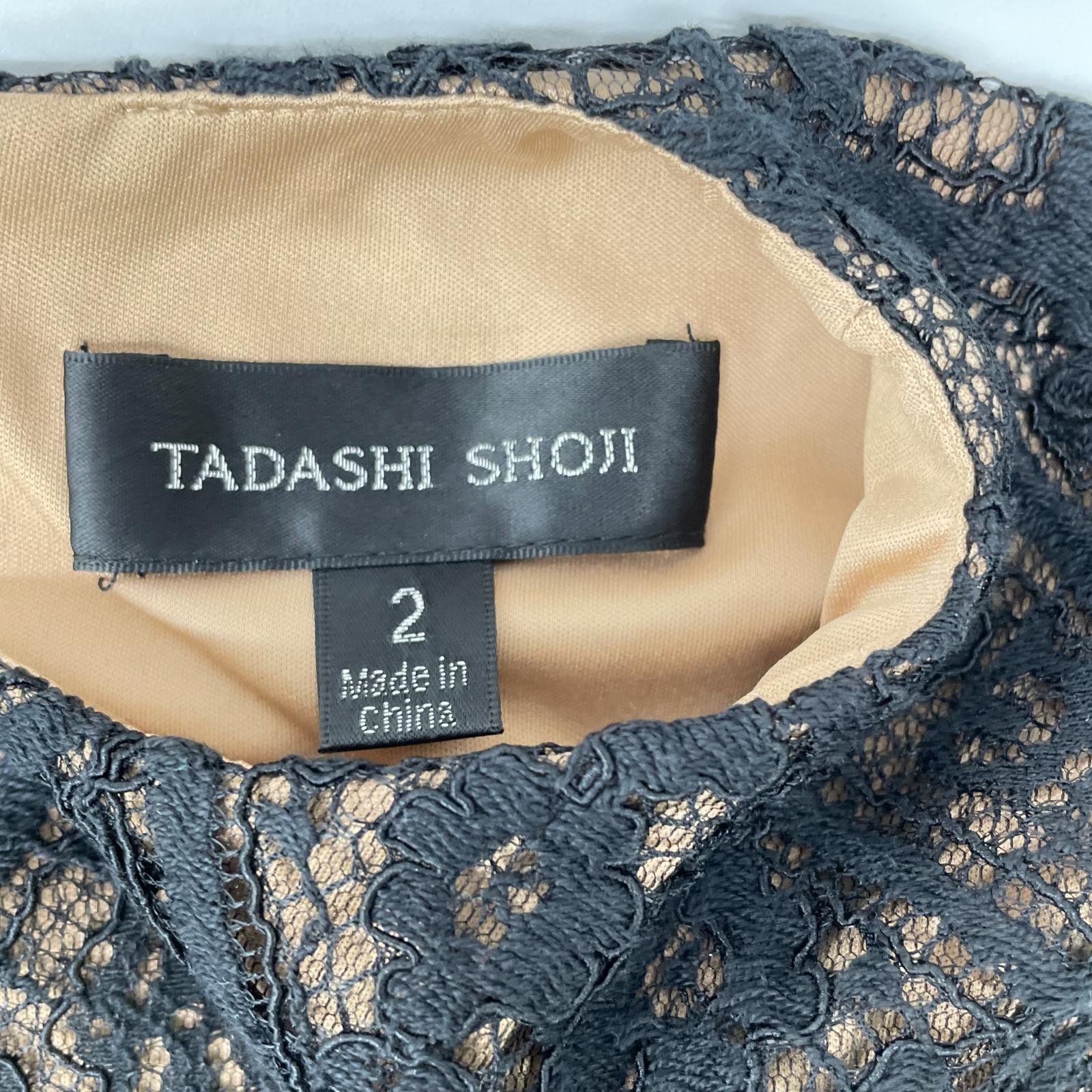 TADASHI SHOJI タダシショージ BWK18698MDJ ブラック エンブロイダリーワンピース ワンピース