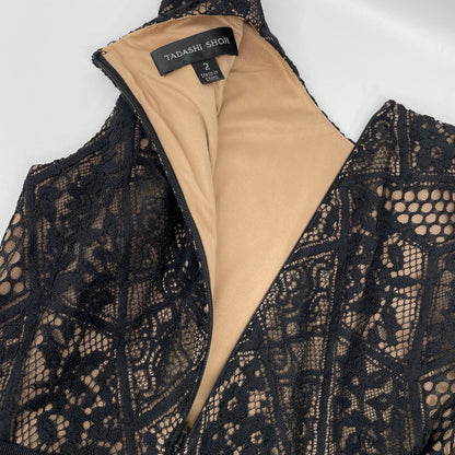 TADASHI SHOJI タダシショージ BWK18698MDJ ブラック エンブロイダリーワンピース ワンピース