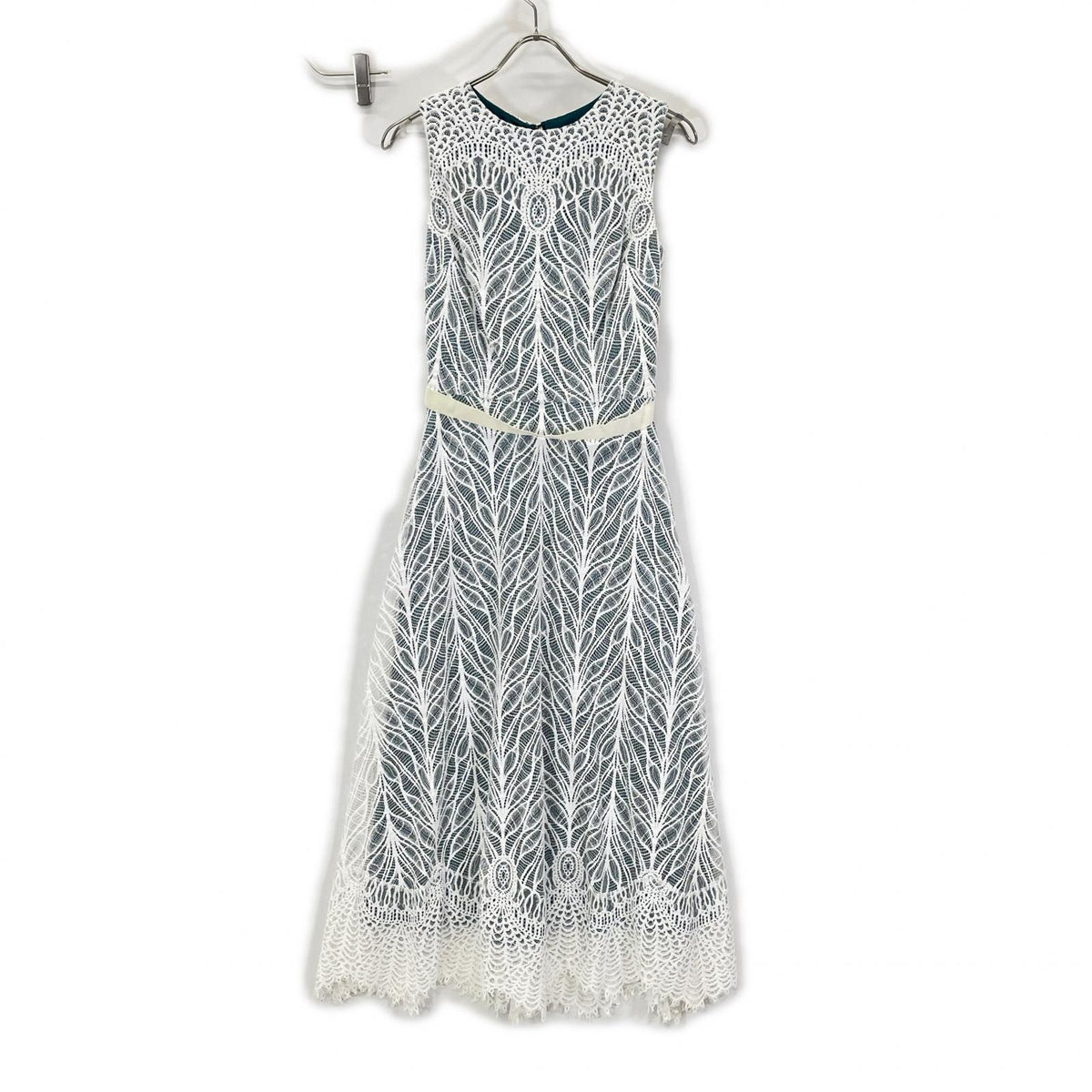 TADASHI SHOJI タダシショージ BTY18698MDJ ホワイト エンブロイダリーワンピース ワンピース