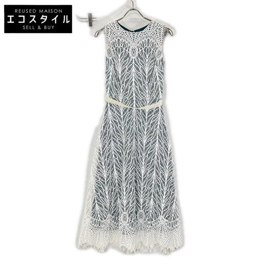 TADASHI SHOJI タダシショージ BTY18698MDJ ホワイト エンブロイダリーワンピース ワンピース