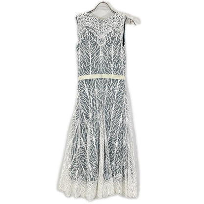 TADASHI SHOJI タダシショージ BTY18698MDJ ホワイト エンブロイダリーワンピース ワンピース