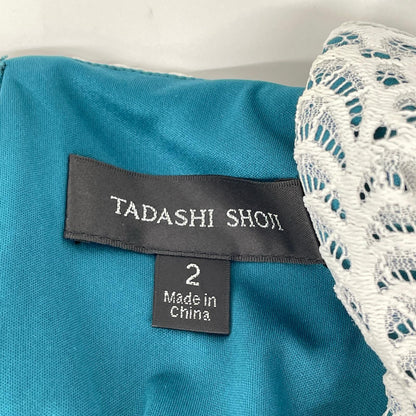 TADASHI SHOJI タダシショージ BTY18698MDJ ホワイト エンブロイダリーワンピース ワンピース