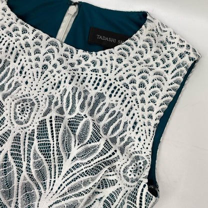 TADASHI SHOJI タダシショージ BTY18698MDJ ホワイト エンブロイダリーワンピース ワンピース