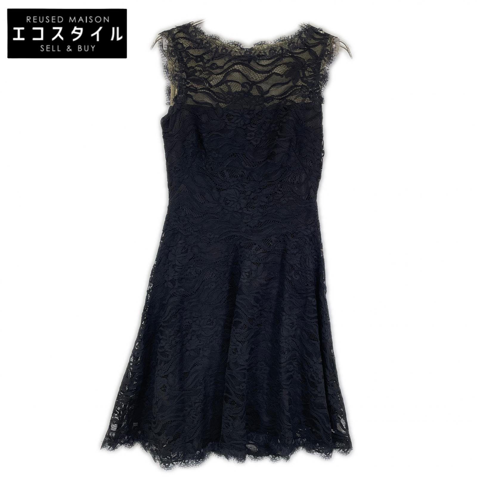 TADASHI SHOJI タダシショージ BLC19834MJ ブラック エンブロイダリーワンピース ワンピース