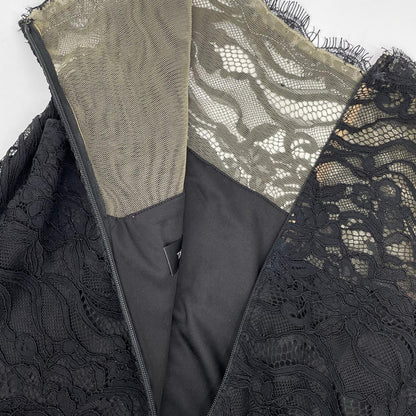 TADASHI SHOJI タダシショージ BLC19834MJ ブラック エンブロイダリーワンピース ワンピース
