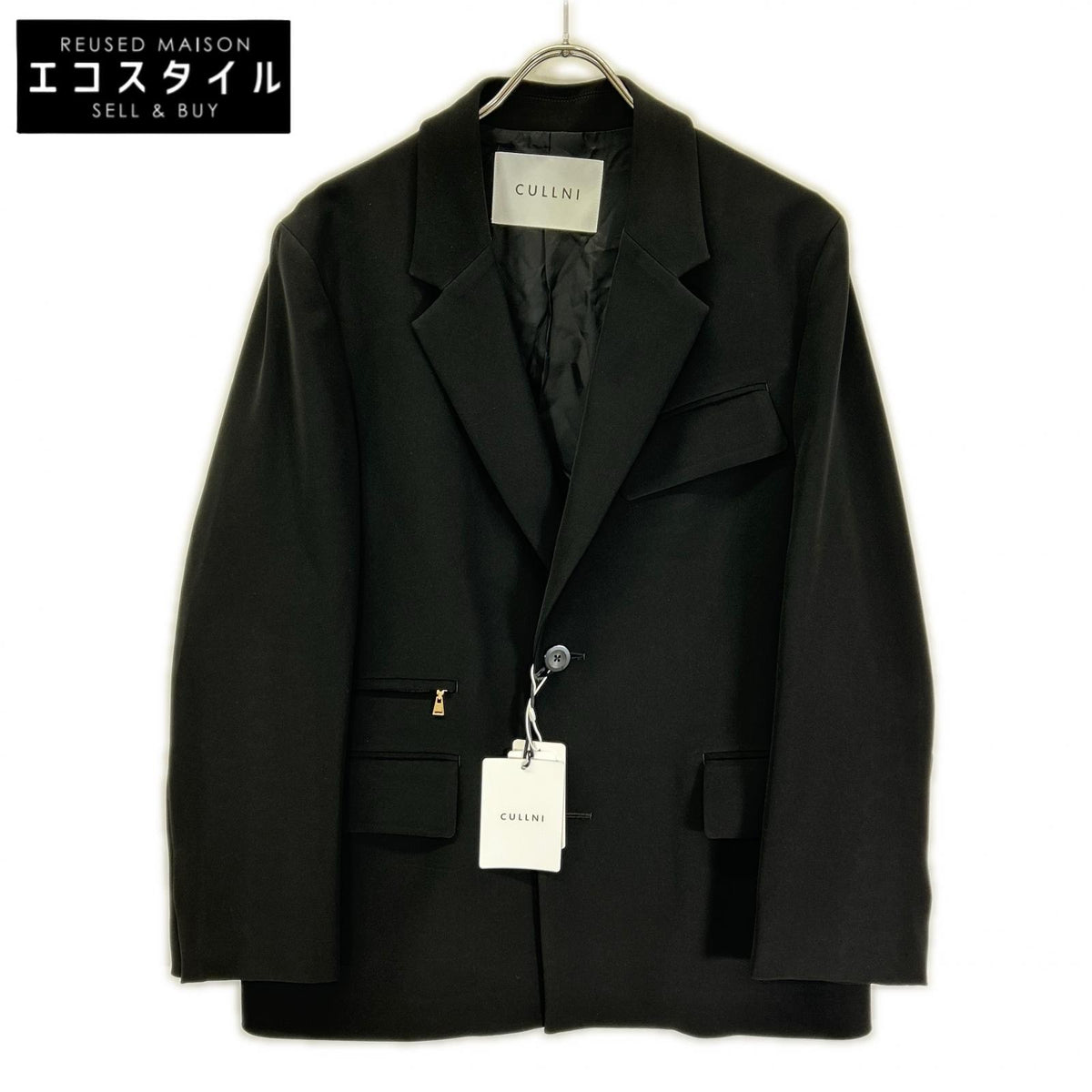 CULLNI クルニ 115553098 DoubleClothTwillZipPocketTailoredJacket Jacket