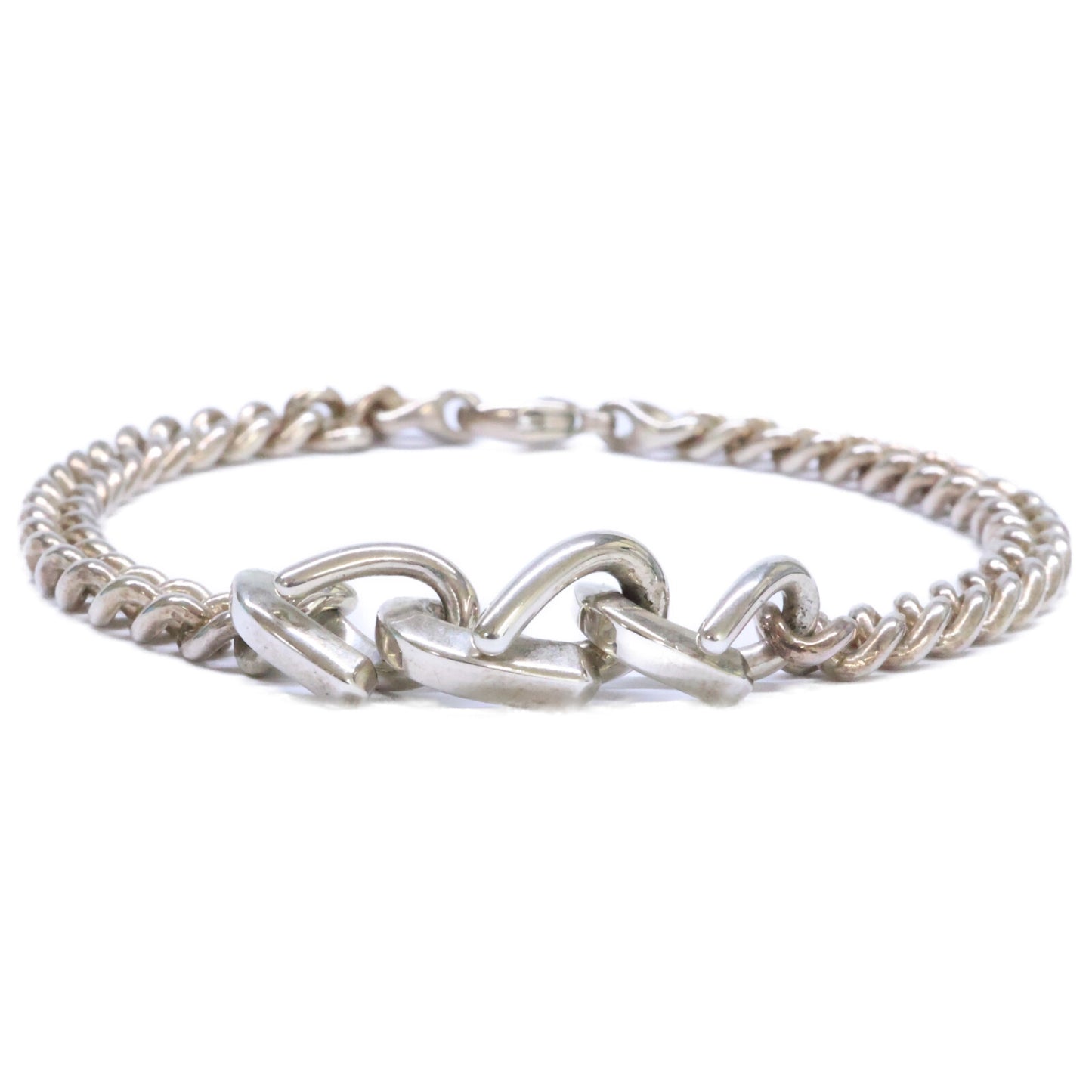 TIFFANY&Co. ティファニー Ag925 ティファニーフォージ リンク ブレスレット