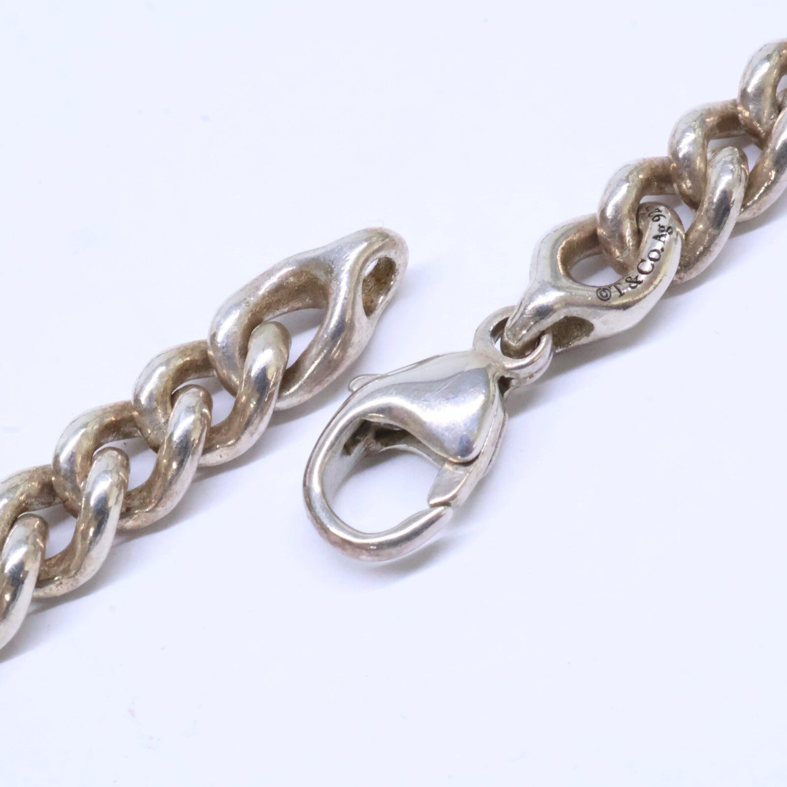 TIFFANY&Co. ティファニー Ag925 ティファニーフォージ リンク ブレスレット