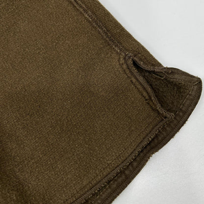 STONE ISLAND ストーンアイランド カーキ L/Sカットソー　モックネック トップス
