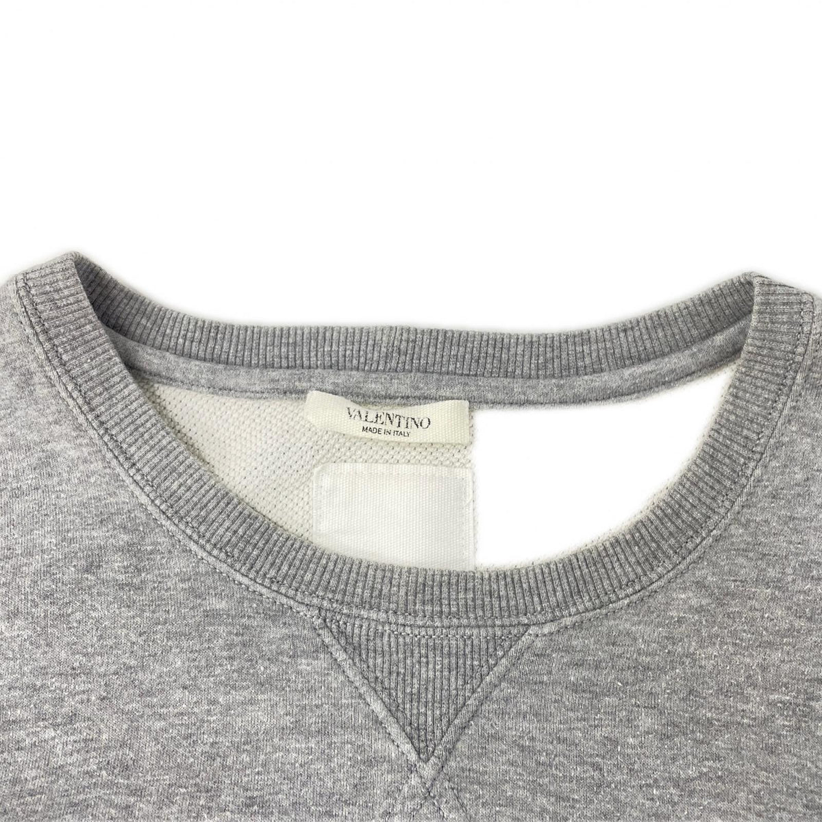 VALENTINO ヴァレンティノ Gray Rockstud Sweatshirt Top
