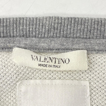 VALENTINO ヴァレンティノ Gray Rockstud Sweatshirt Top