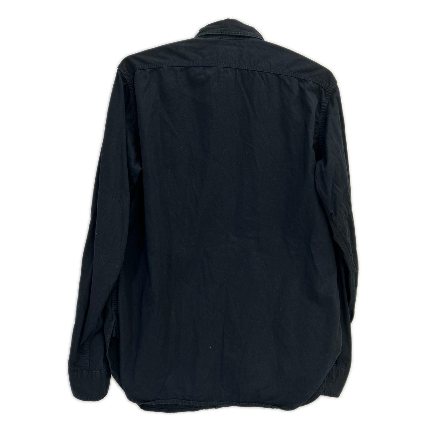 Engineered Garments エンジニアードガーメンツ ブラック コットン ダイヤモンドステッチ ワークシャツ トップス