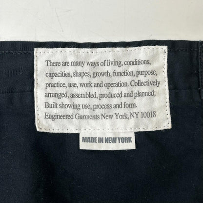 Engineered Garments エンジニアードガーメンツ ブラック コットン ダイヤモンドステッチ ワークシャツ トップス