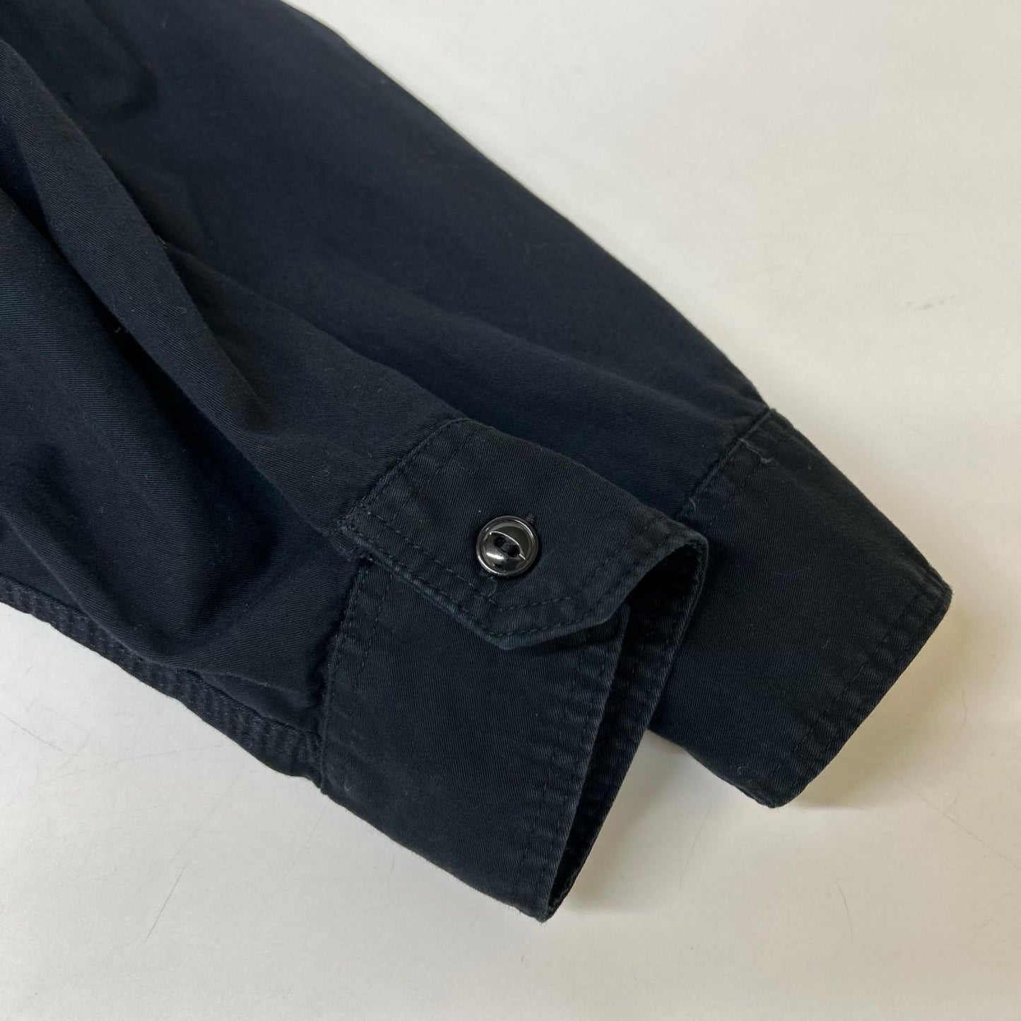 Engineered Garments エンジニアードガーメンツ ブラック コットン ダイヤモンドステッチ ワークシャツ トップス