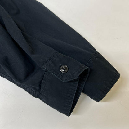 Engineered Garments エンジニアードガーメンツ ブラック コットン ダイヤモンドステッチ ワークシャツ トップス