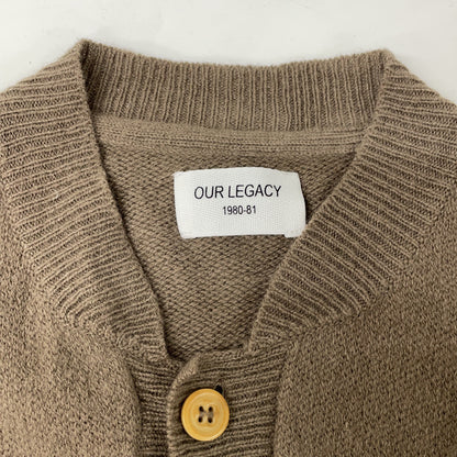 OurLegacy アワーレガシー ブラウン ラムズウール カーディガン トップス