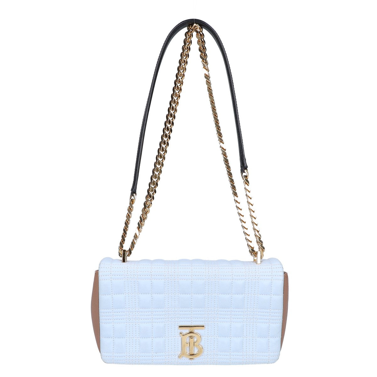 BURBERRY バーバリー ローラ TBロゴ フラップ チェーン ショルダーバッグ