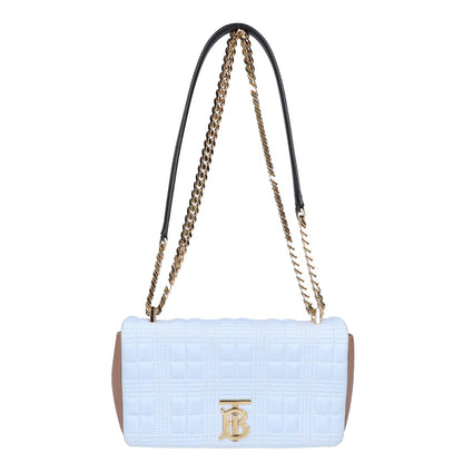 BURBERRY バーバリー ローラ TBロゴ フラップ チェーン ショルダーバッグ