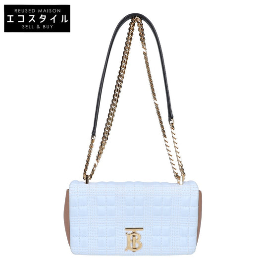 BURBERRY バーバリー ローラ TBロゴ フラップ チェーン ショルダーバッグ