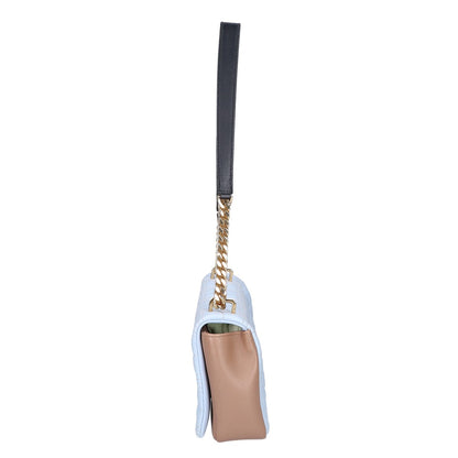 BURBERRY バーバリー ローラ TBロゴ フラップ チェーン ショルダーバッグ