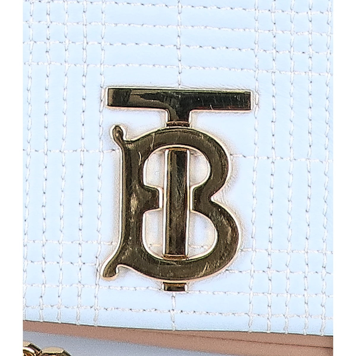 BURBERRY バーバリー ローラ TBロゴ フラップ チェーン ショルダーバッグ