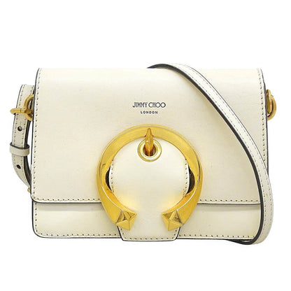 JIMMY CHOO ジミーチュウ マデリン ショルダーバッグ レディース ホワイト ショルダーバッグ
