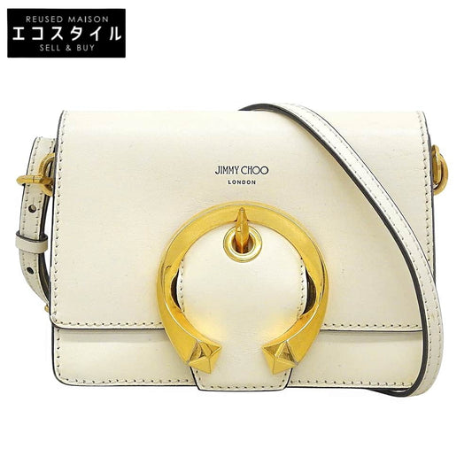 JIMMY CHOO ジミーチュウ マデリン ショルダーバッグ レディース ホワイト ショルダーバッグ