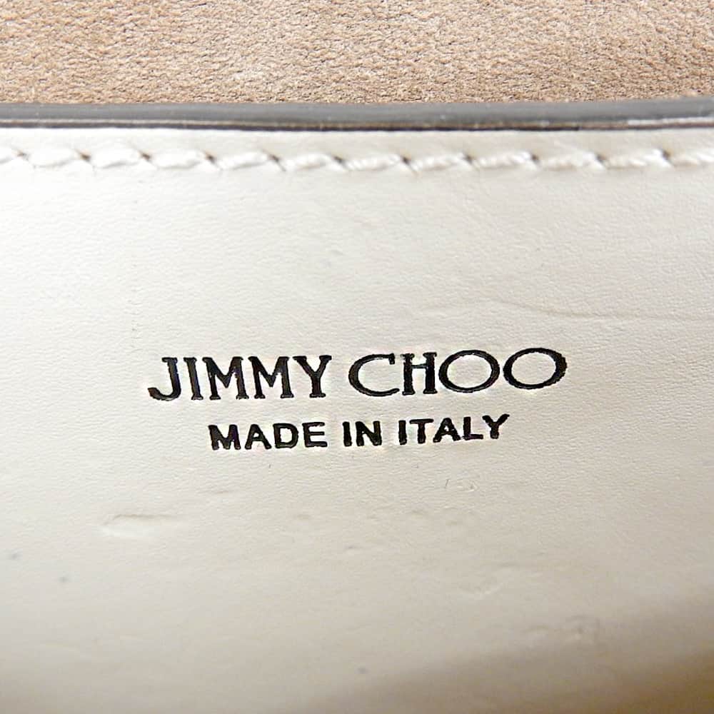 JIMMY CHOO ジミーチュウ マデリン ショルダーバッグ レディース ホワイト ショルダーバッグ