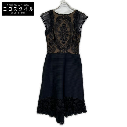 TADASHI SHOJI タダシショージ AUL16592M Black Sleeveless Lace Dress Dress