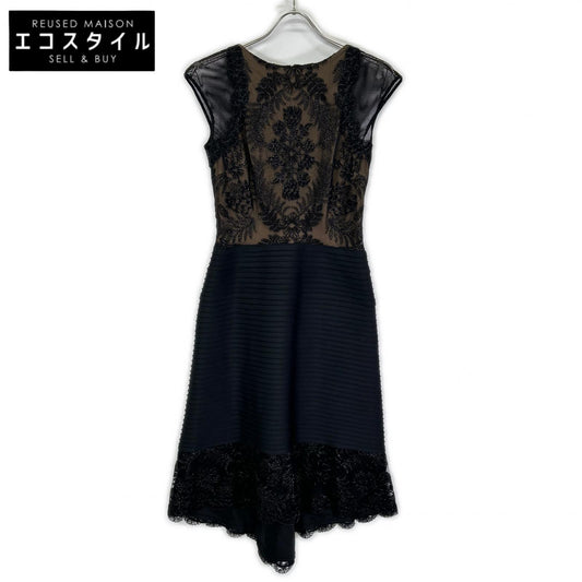 TADASHI SHOJI タダシショージ AUL16592M ブラック ノースリーブ レース ワンピース ワンピース