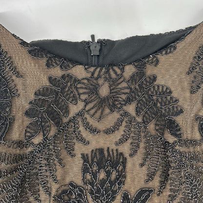 TADASHI SHOJI タダシショージ AUL16592M Black Sleeveless Lace Dress Dress