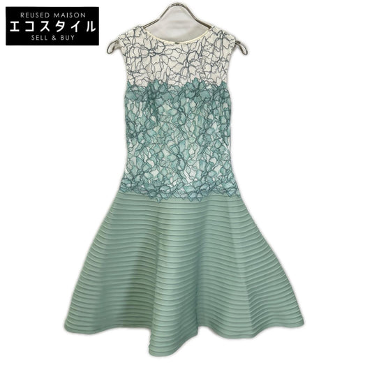TADASHI SHOJI タダシショージ AKH1695MJ ライトグリーン 花柄レース ノースリーブワンピース ワンピース