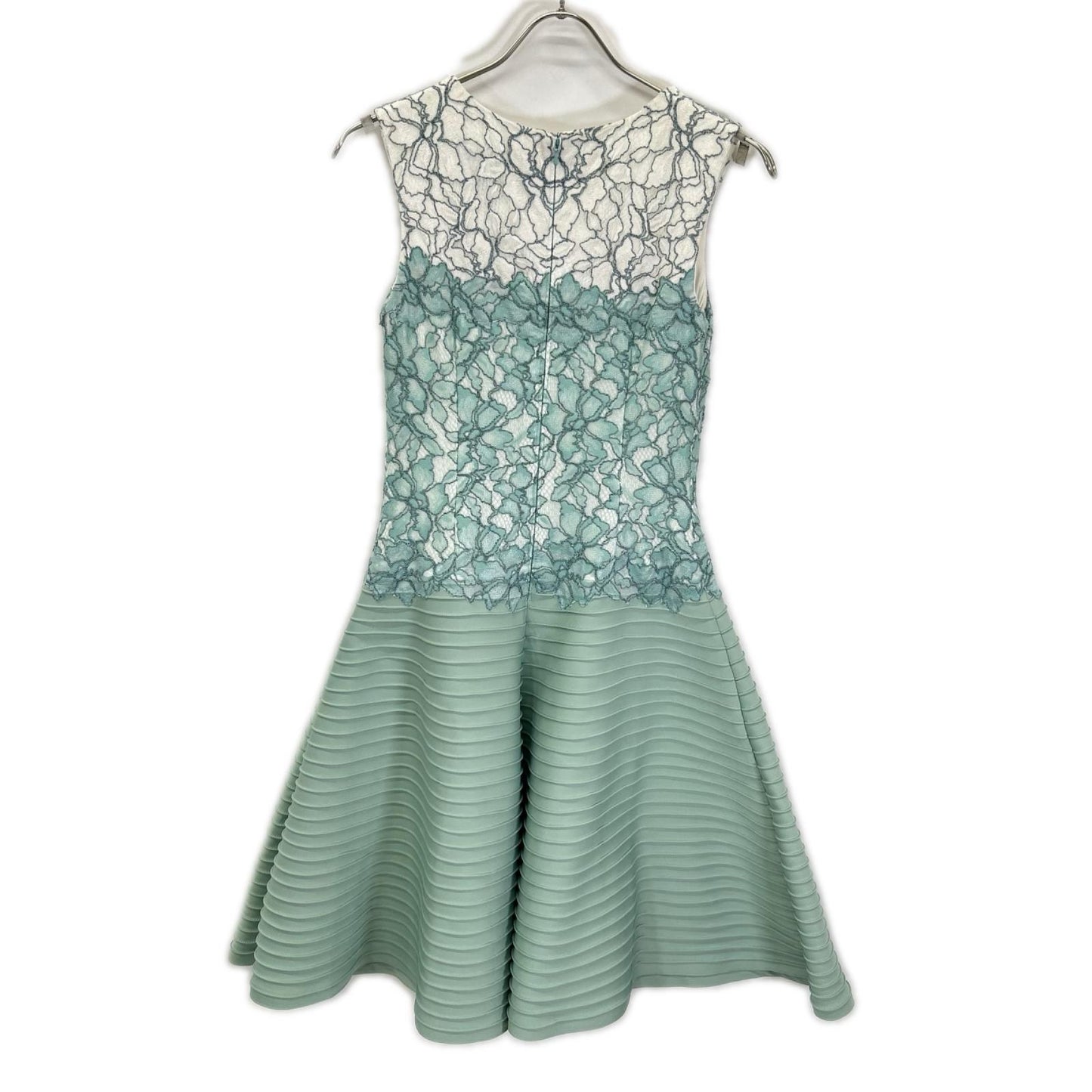 TADASHI SHOJI タダシショージ AKH1695MJ ライトグリーン 花柄レース ノースリーブワンピース ワンピース