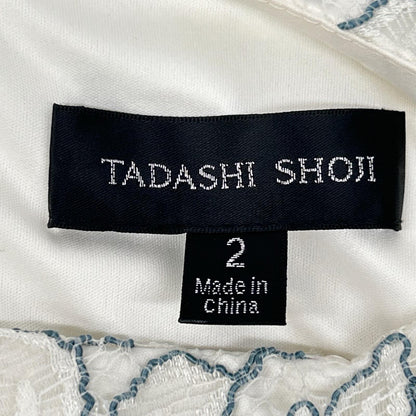 TADASHI SHOJI タダシショージ AKH1695MJ ライトグリーン 花柄レース ノースリーブワンピース ワンピース