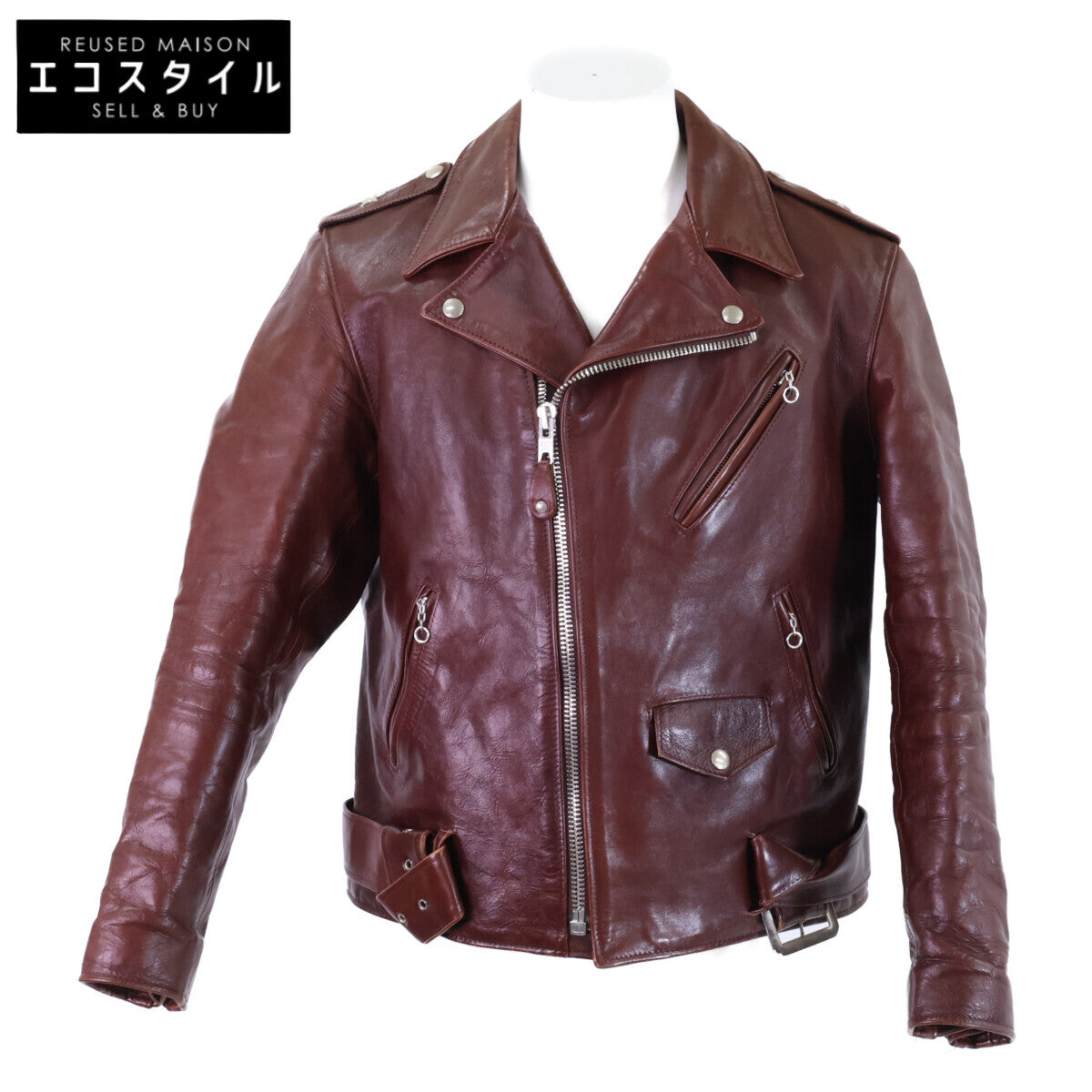 schott ショット 【国内正規】7544 613SJH ホースハイド ワンスター ダブルライダースジャケット ジャケット