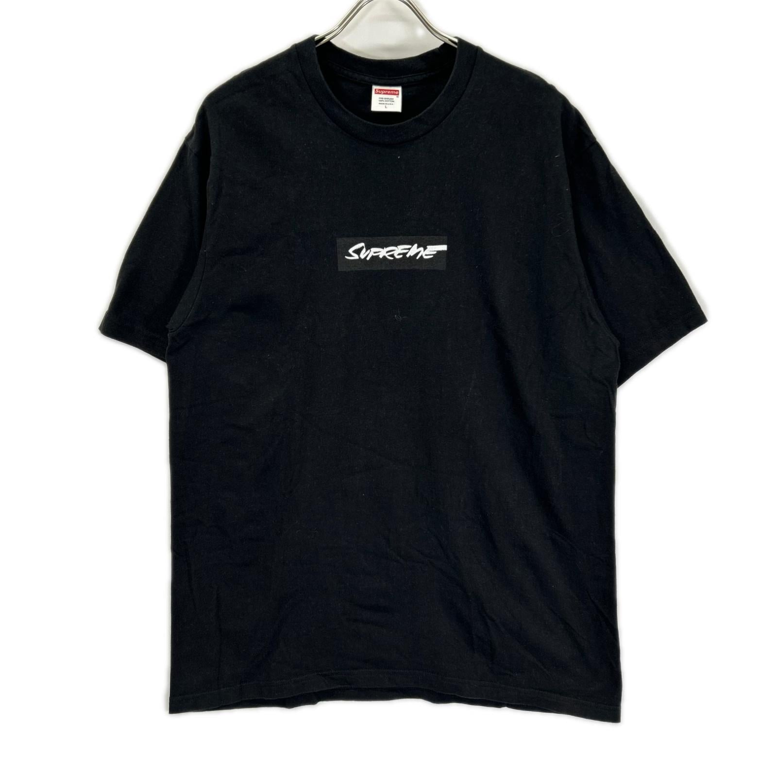 Supreme シュプリーム ブラック Futura Box Logo Tee Tシャツ トップス