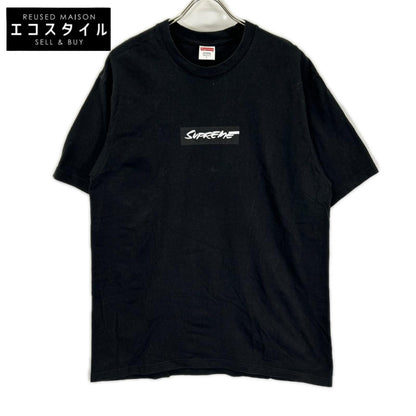 Supreme シュプリーム ブラック Futura Box Logo Tee Tシャツ トップス