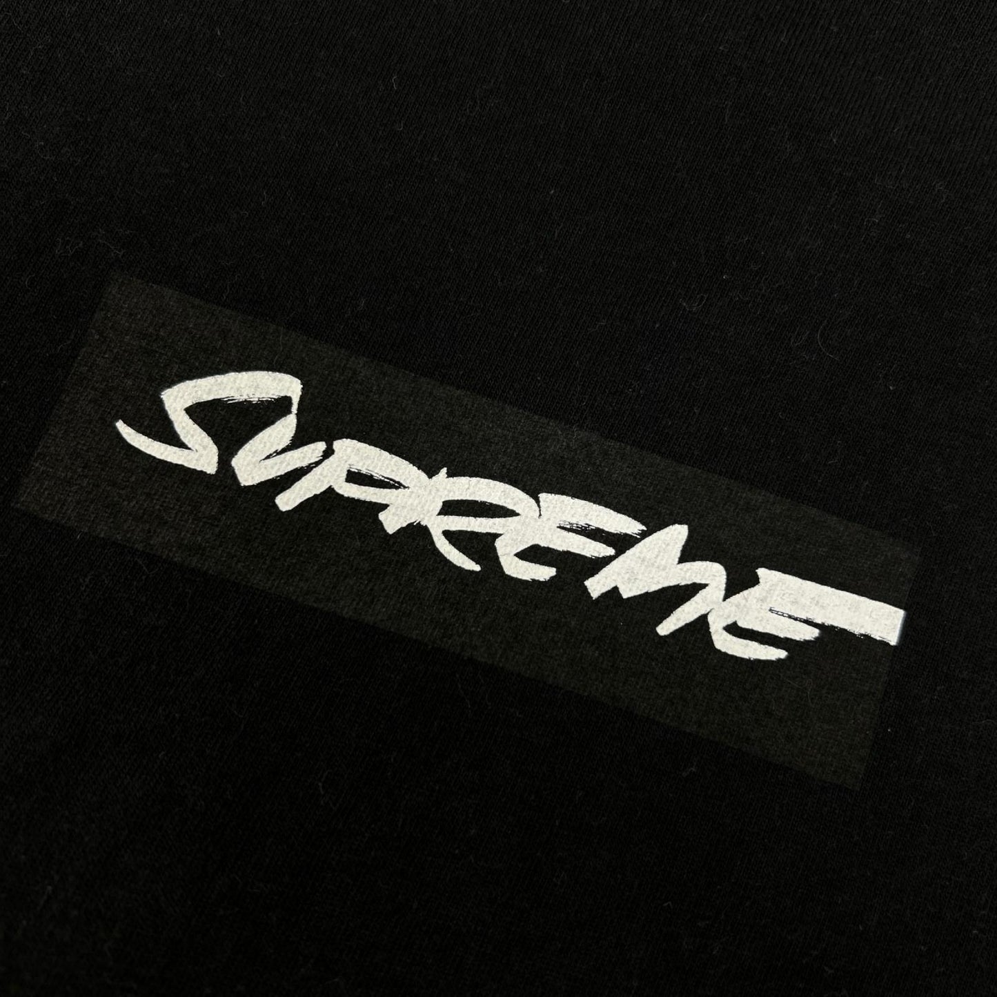 Supreme シュプリーム ブラック Futura Box Logo Tee Tシャツ トップス