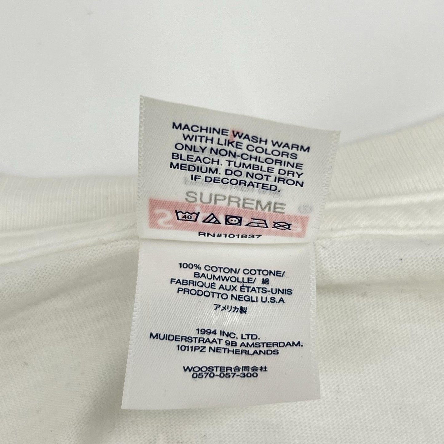Supreme シュプリーム 24SS ホワイト Patchwork Tee トップス