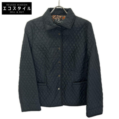 SalvatoreFerragamo サルバトーレフェラガモ ブラック キルティングジャケット ジャケット