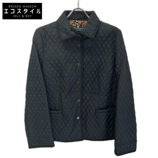 SalvatoreFerragamo サルバトーレフェラガモ ブラック キルティングジャケット ジャケット