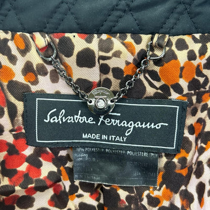 SalvatoreFerragamo サルバトーレフェラガモ ブラック キルティングジャケット ジャケット