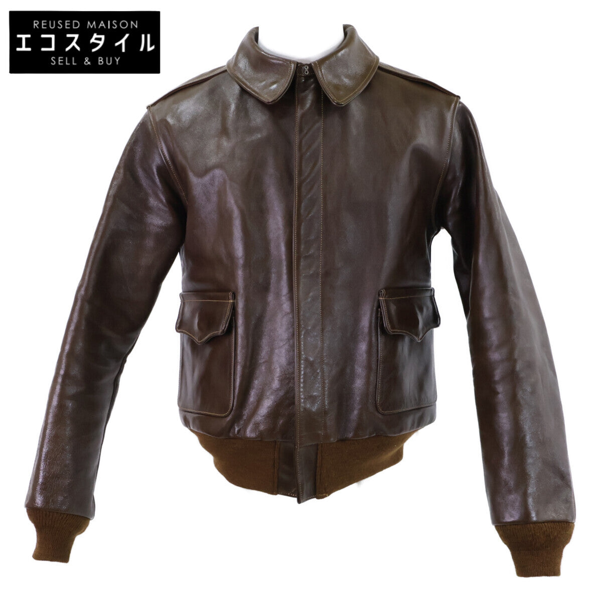 BUZZ RICKSON'S バズリクソンズ 【美品】BR80593 ラフウェア実名復刻 Type A-2 W535 AC-23380 ホースハイド フライトジャケット ジャケット