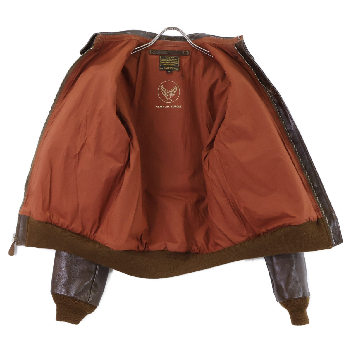 BUZZ RICKSON'S バズリクソンズ 【美品】BR80593 ラフウェア実名復刻 Type A-2 W535 AC-23380 ホースハイド フライトジャケット ジャケット