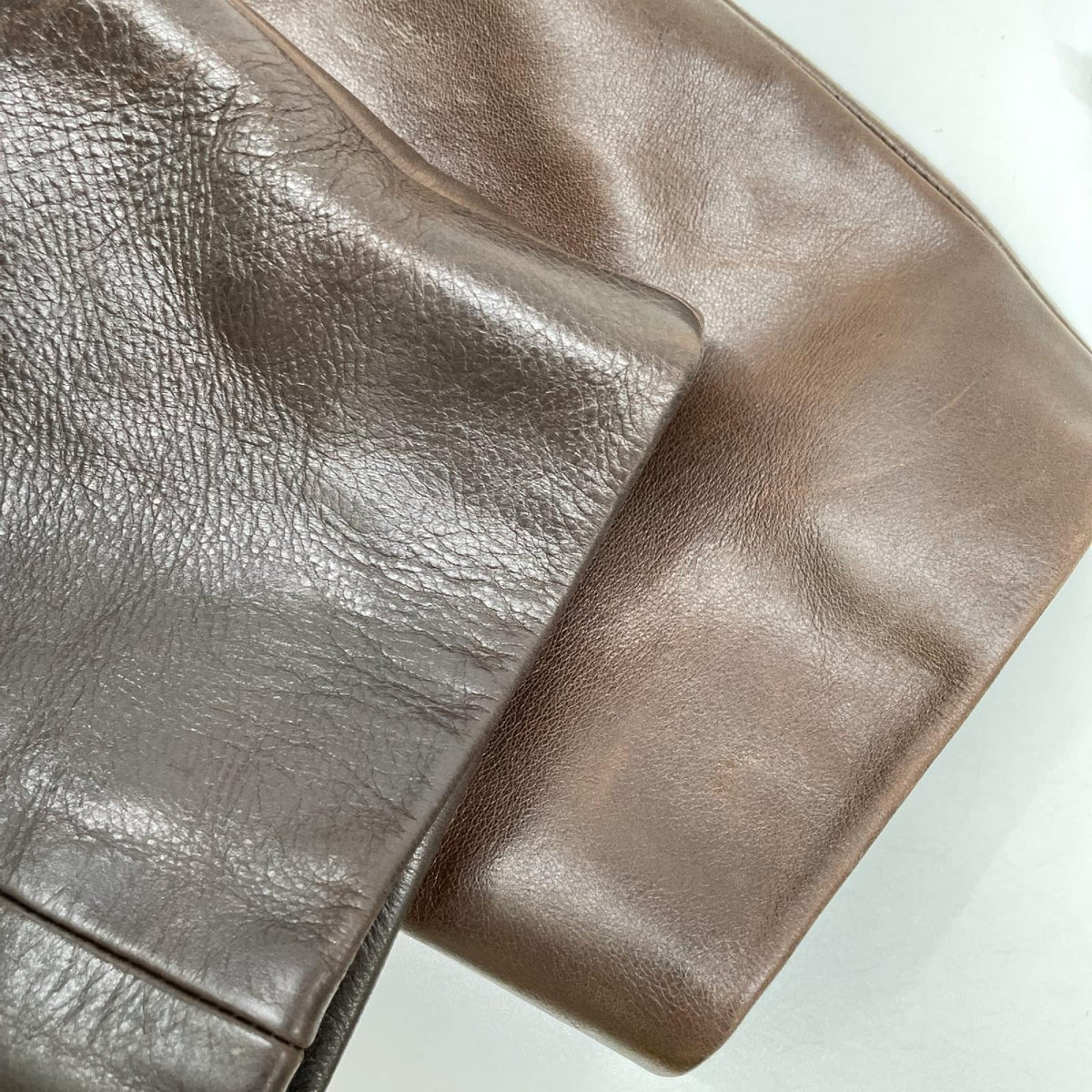 agnes b アニエスベー HOMME フランス製 ブラウン レザーテーラードジャケット ジャケット