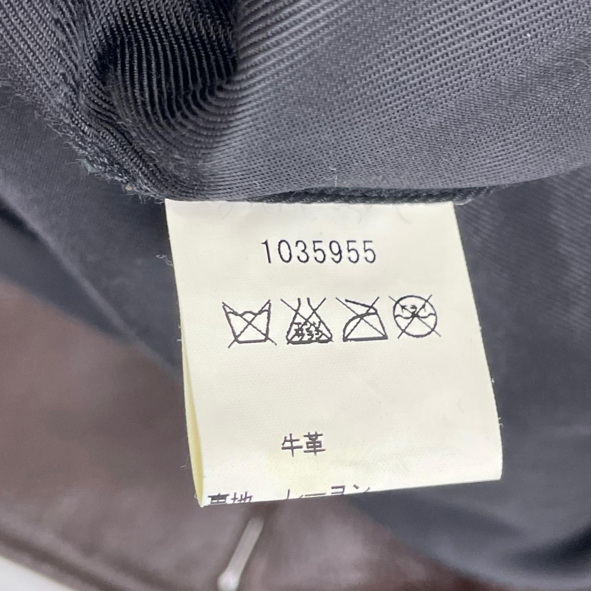 agnes b アニエスベー HOMME フランス製 ブラウン レザーテーラードジャケット ジャケット